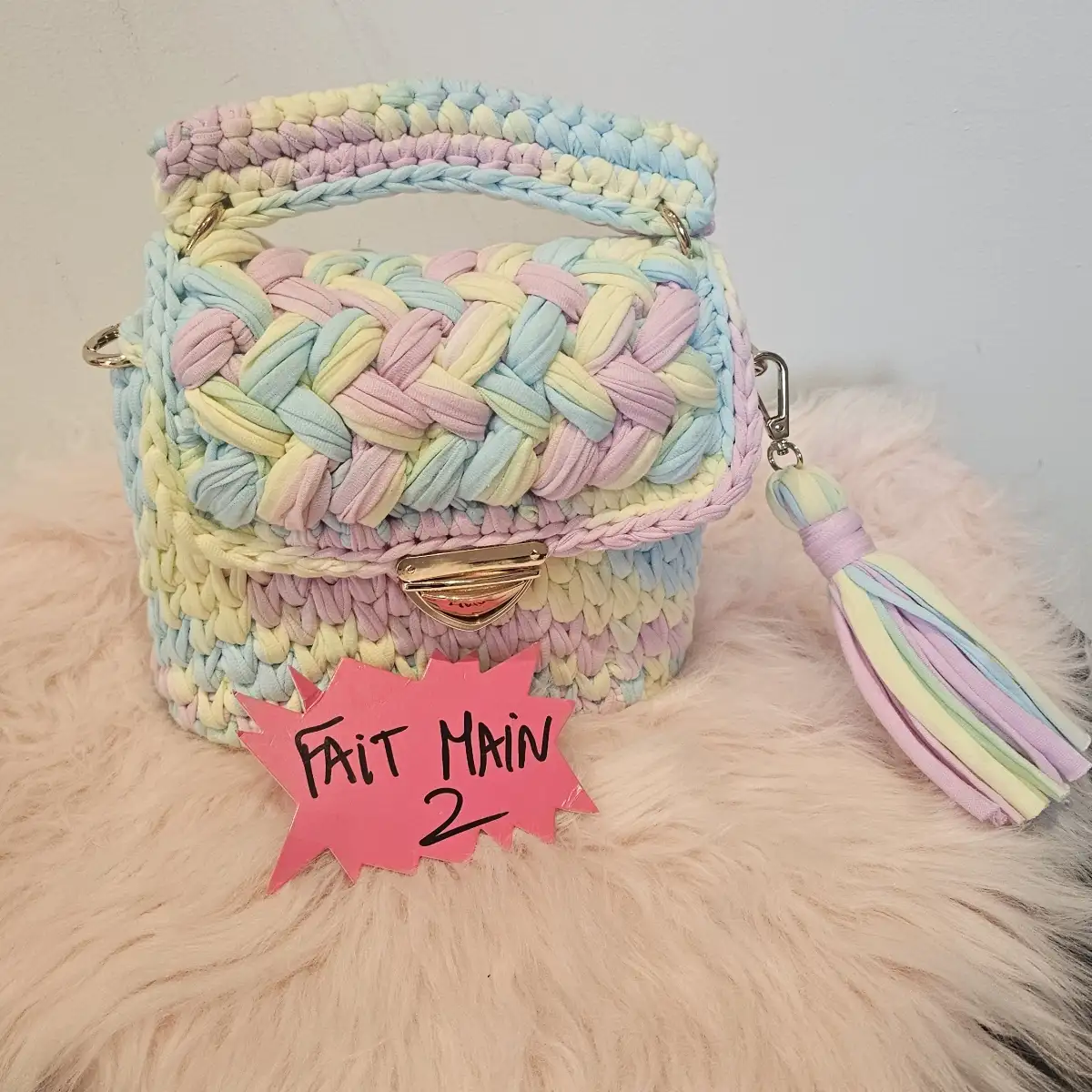 SAC AR-EN-CIEL fait main