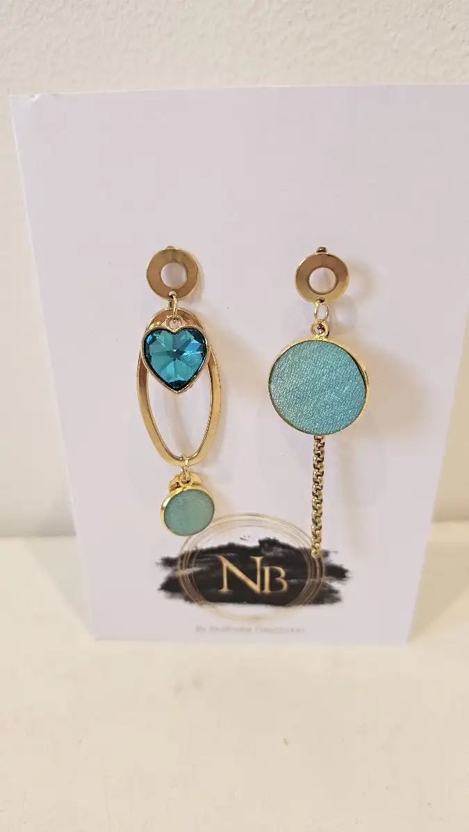 Boucles d'oreilles NB turquoise