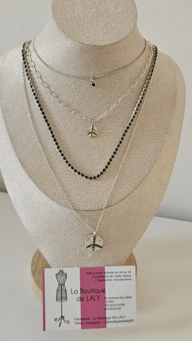 Collier peace & love 4rangs