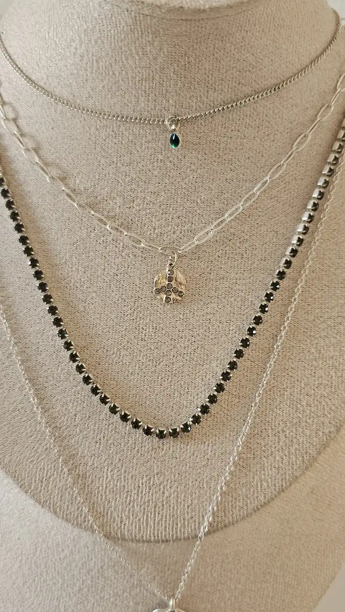 Collier peace & love 4rangs